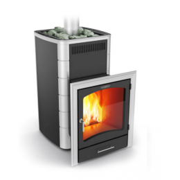 Дровяная печь для бани TMF Калина Inox БСЭ антрацит НВ ПРН